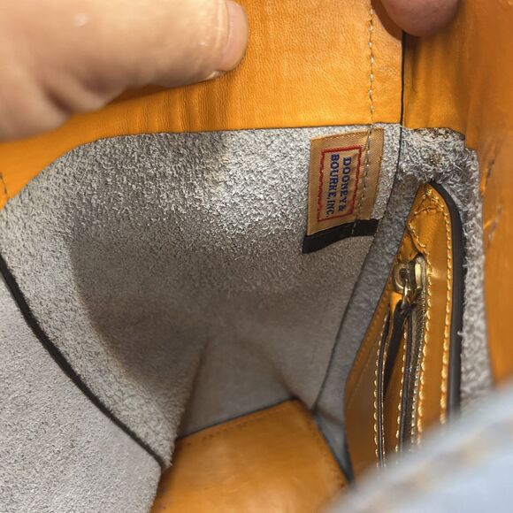 Dooney & Bourke Patent Leather Shoulder Bag Light Blue As Is See Pictures - Picture 7 of 7